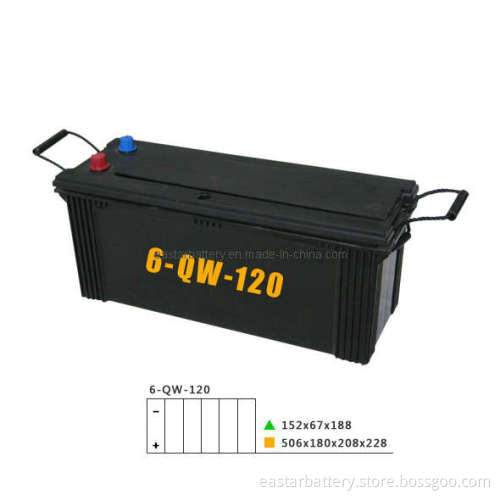 JIS Sealed Maintenance Freemf Auto Battery (Start Battery) - 12V120AH-N120MF